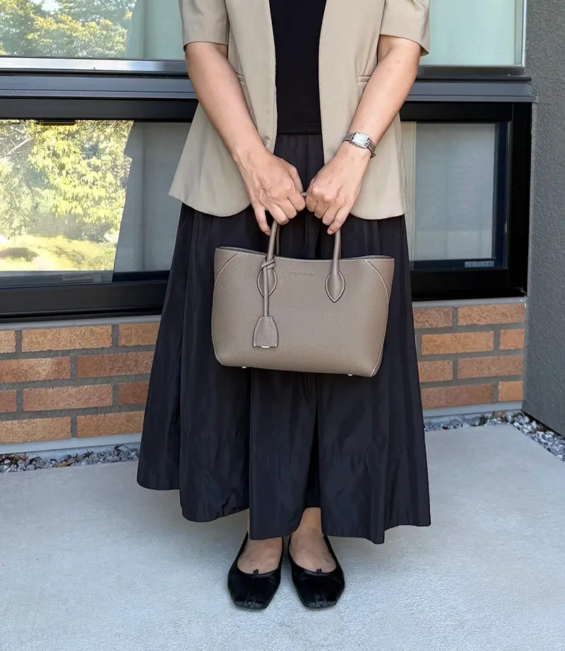 BONAVENTURA ボナベンチュラ ミア トートバッグ 27 エトープ ボナ